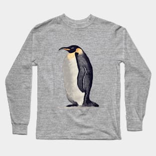 Emperor Penguin Painting Long Sleeve T-Shirt